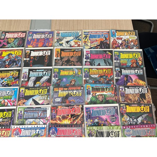 432 - THUNDERBOLTS Vol.1. Bundle of 63 Comics. Marvel Comics 1997. Featuring: #0, #1 - 3, 6 , 14, 15, 17-1... 