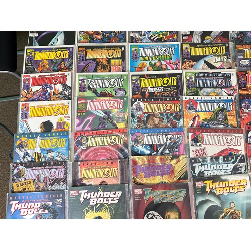 432 - THUNDERBOLTS Vol.1. Bundle of 63 Comics. Marvel Comics 1997. Featuring: #0, #1 - 3, 6 , 14, 15, 17-1... 