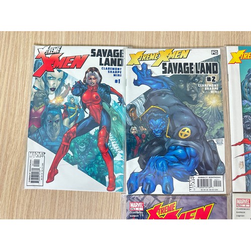 437 - X-TREME X-MEN: SAVAGE LAND #1 - 4 & X-TREME X-MEN: XPOSE. #1 - 2. 2 x Complete limited series sets.
... 