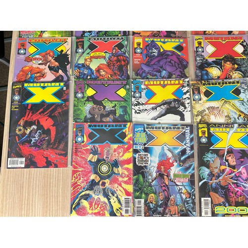 438 - MUTANT X #1 - 32 (missing #13) plus Annuals. Marvel Comics 1998 Onwards. Almost complete run of comi... 