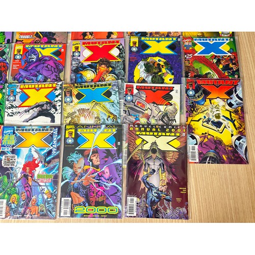 438 - MUTANT X #1 - 32 (missing #13) plus Annuals. Marvel Comics 1998 Onwards. Almost complete run of comi... 