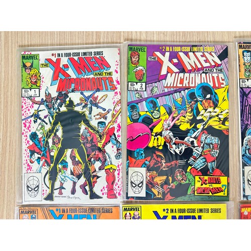 439 - X-MEN AND THE MICRONAUTS #1 - 4 & X-MEN VS THE AVENGERS #1 - 4. Two Complete Four Issue Limited Seri... 