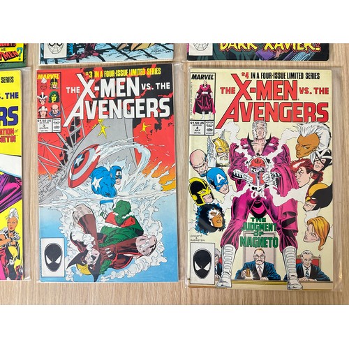 439 - X-MEN AND THE MICRONAUTS #1 - 4 & X-MEN VS THE AVENGERS #1 - 4. Two Complete Four Issue Limited Seri... 