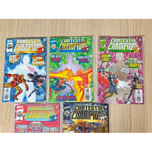 441 - CONTEST OF CHAMPIONS II #1 - 5. Complete Limited Issue Series. Marvel Comics 1999. All VFN Condition... 