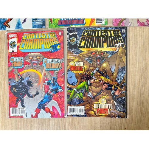 441 - CONTEST OF CHAMPIONS II #1 - 5. Complete Limited Issue Series. Marvel Comics 1999. All VFN Condition... 