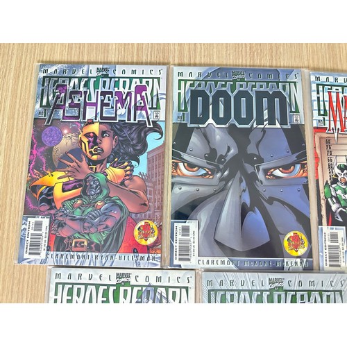 442 - HEROES REBORN ONE-SHOT BUNDLE + HEROES REBORN: THE RETURN #1 - 4. 
Featuring 7 x Heroes reborn title... 