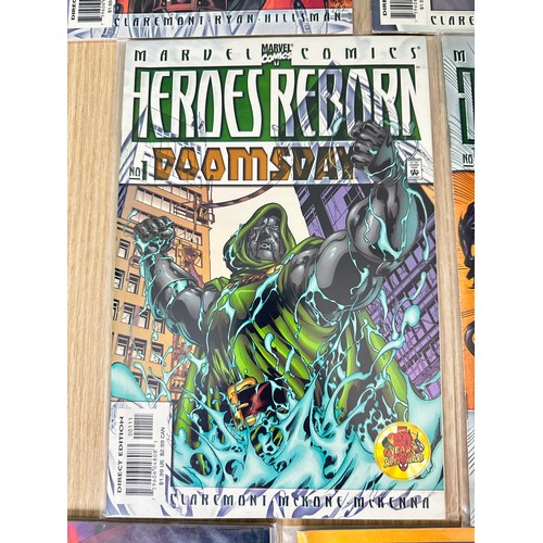 442 - HEROES REBORN ONE-SHOT BUNDLE + HEROES REBORN: THE RETURN #1 - 4. 
Featuring 7 x Heroes reborn title... 