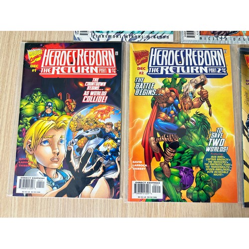 442 - HEROES REBORN ONE-SHOT BUNDLE + HEROES REBORN: THE RETURN #1 - 4. 
Featuring 7 x Heroes reborn title... 