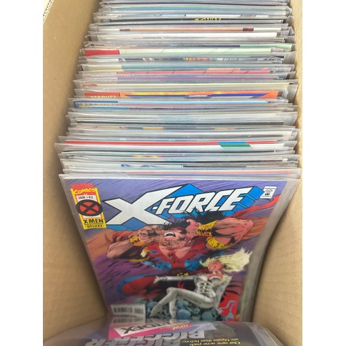 445 - X-FORCE COMIC COLLECTION (ALMOST COMPLETE) #1 - 129 PLUS ANNUALS. Only missing #110 - 115. INCLUDES ... 