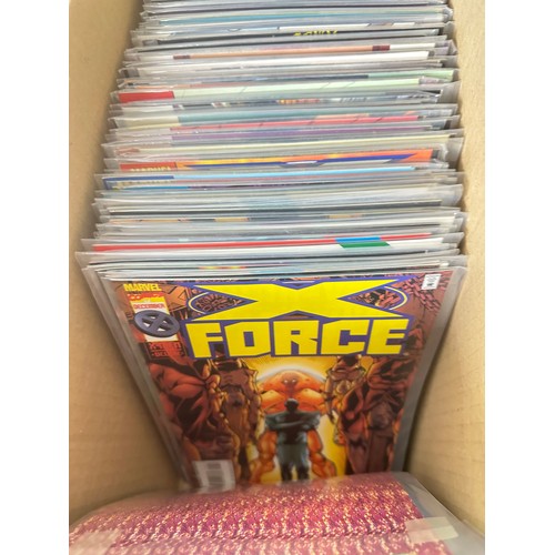 445 - X-FORCE COMIC COLLECTION (ALMOST COMPLETE) #1 - 129 PLUS ANNUALS. Only missing #110 - 115. INCLUDES ... 