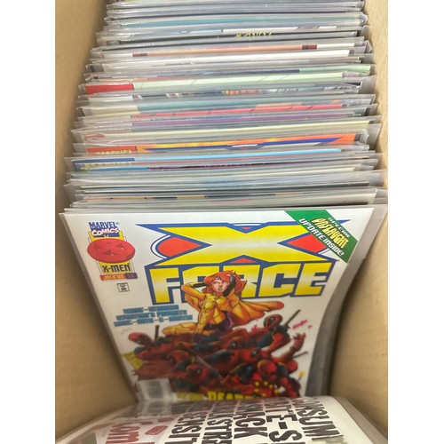 445 - X-FORCE COMIC COLLECTION (ALMOST COMPLETE) #1 - 129 PLUS ANNUALS. Only missing #110 - 115. INCLUDES ... 