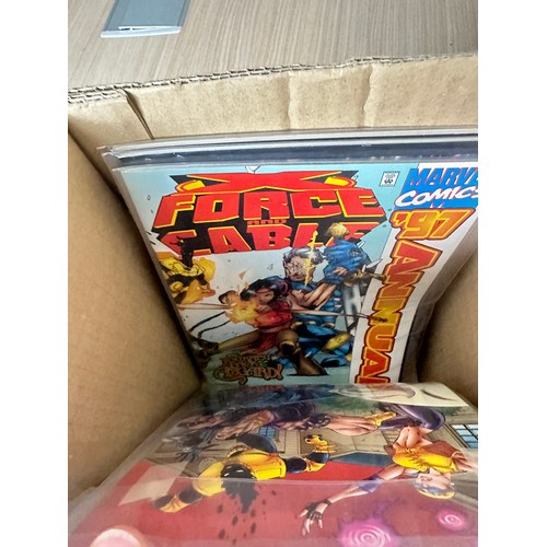 445 - X-FORCE COMIC COLLECTION (ALMOST COMPLETE) #1 - 129 PLUS ANNUALS. Only missing #110 - 115. INCLUDES ... 