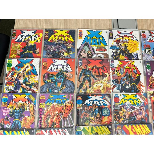 448 - X-MAN #1 - 38 plus #46, 47, 50, 60, 63 plus 1997 Annual. 
Marvel Comics 1995 onwards. All VFN Condit... 