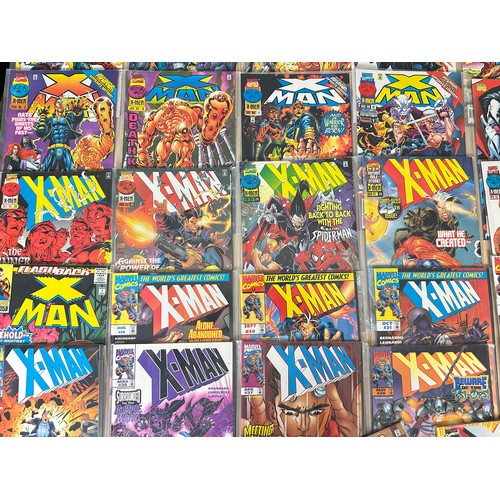 448 - X-MAN #1 - 38 plus #46, 47, 50, 60, 63 plus 1997 Annual. 
Marvel Comics 1995 onwards. All VFN Condit... 