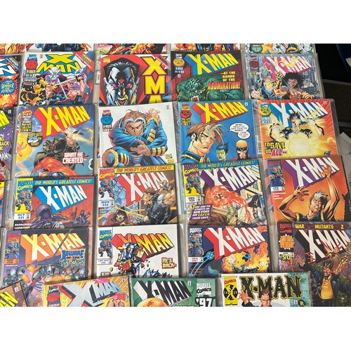 448 - X-MAN #1 - 38 plus #46, 47, 50, 60, 63 plus 1997 Annual. 
Marvel Comics 1995 onwards. All VFN Condit... 