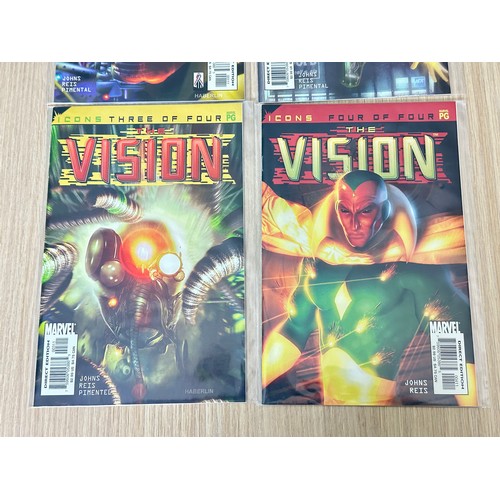 449 - AVENGERS ICONS: THE VISION #1-4. Complete Limited Series. Marvel Comics 2002. All VFN Condition. All... 