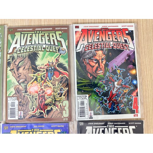 450 - THE AVENGERS: CELESTIAL QUEST #1 - 8. Complete Limited Series Set. Marvel Comics 2001. All VFN Condi... 