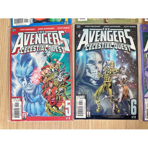 450 - THE AVENGERS: CELESTIAL QUEST #1 - 8. Complete Limited Series Set. Marvel Comics 2001. All VFN Condi... 