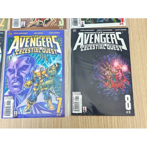 450 - THE AVENGERS: CELESTIAL QUEST #1 - 8. Complete Limited Series Set. Marvel Comics 2001. All VFN Condi... 