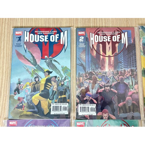 451 - HOUSE OF M #1 - 8. Complete Limited Series set of comics. Marvel Comics 2005. Includes minor keys. A... 