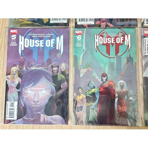 451 - HOUSE OF M #1 - 8. Complete Limited Series set of comics. Marvel Comics 2005. Includes minor keys. A... 