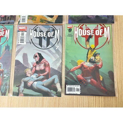 451 - HOUSE OF M #1 - 8. Complete Limited Series set of comics. Marvel Comics 2005. Includes minor keys. A... 