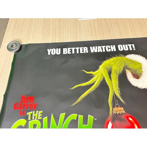 568 - THE GRINCH ORIGINAL RARE UK QUAD DOUBLE-SIDED TEASER CINEMA MOVIE FILM POSTER. (2000).
Very Good con... 