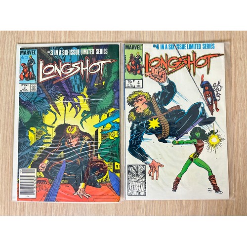 454 - LONGSHOT #1 - 6. Complete 6 issue Limited Series. Marvel Comics 1985. FN Condition.