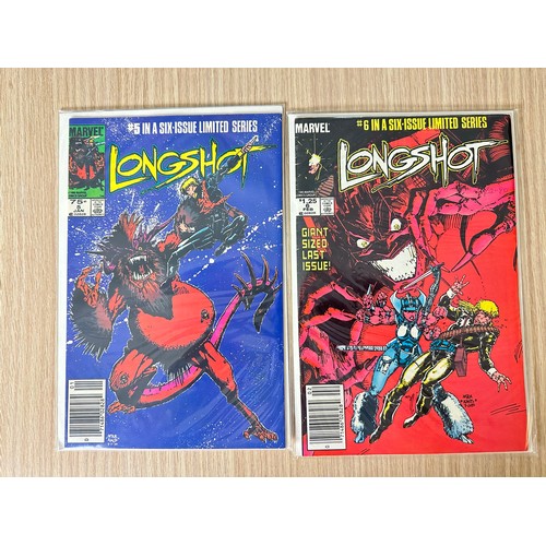 454 - LONGSHOT #1 - 6. Complete 6 issue Limited Series. Marvel Comics 1985. FN Condition.