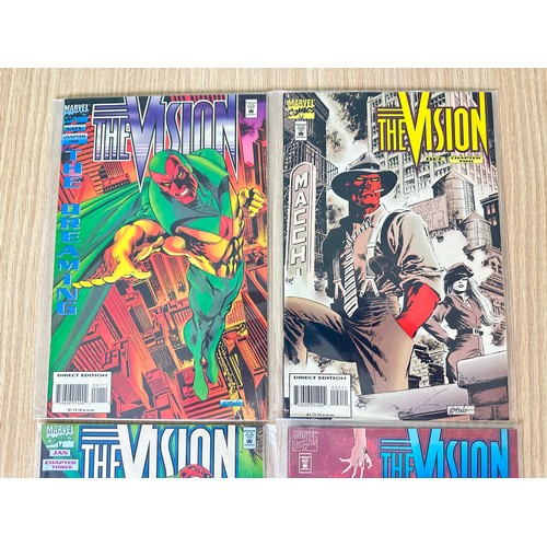 458 - THE VISION #1 - 4. Complete Limited Series. Marvel Comics 1994. All VFN Condition.