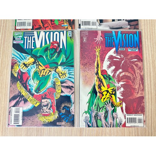 458 - THE VISION #1 - 4. Complete Limited Series. Marvel Comics 1994. All VFN Condition.