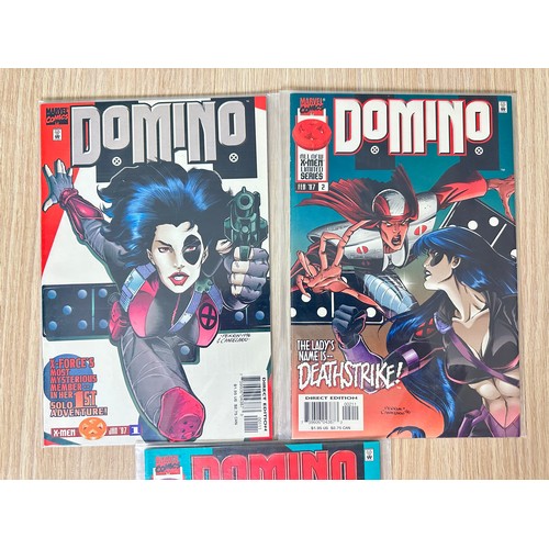 462 - DOMINO #1-3. Complete Three Issue Limited Series. Marvel Comics 1997. VFN Condition