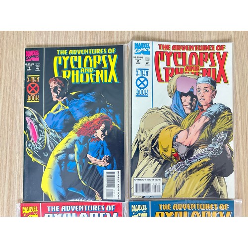 466 - THE ADVENTURES OF CYCLOPS AND PHOENIX #1-4. Complete Four Issue Limited Series. Marvel Comics 1994. ... 