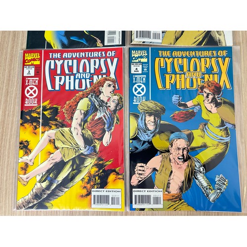 466 - THE ADVENTURES OF CYCLOPS AND PHOENIX #1-4. Complete Four Issue Limited Series. Marvel Comics 1994. ... 