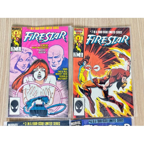 468 - FIRESTAR #1 - 4. Complete Four Issue Limited Series. Marvel Comics 1986. FN Condition.