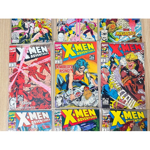 471 - X-MEN ADVENTURES #1 - 9. Consecutive run of Nine Comics. Marvel Comics 1992. VFN Condition.