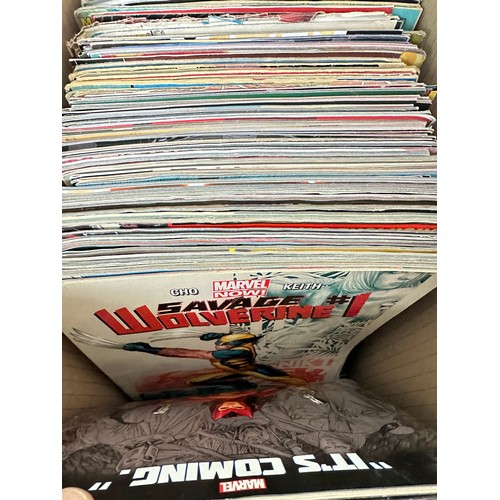 334A - ASSORTED MARVEL COMICS BUNDLE OF 250+ COMICS. Various Decades. Featuring: X-Men, Avengers, Fantastic... 