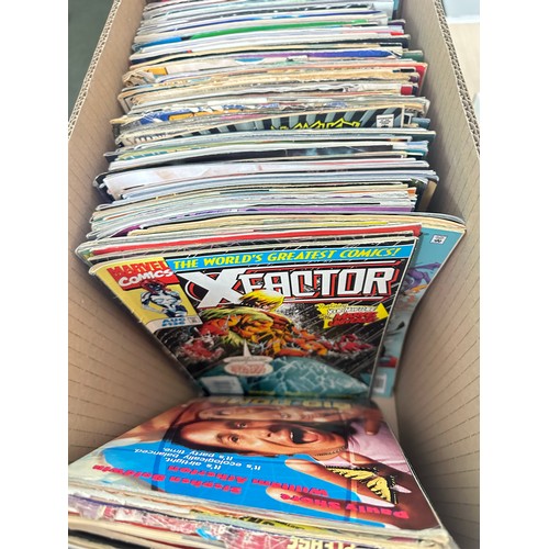 334A - ASSORTED MARVEL COMICS BUNDLE OF 250+ COMICS. Various Decades. Featuring: X-Men, Avengers, Fantastic... 