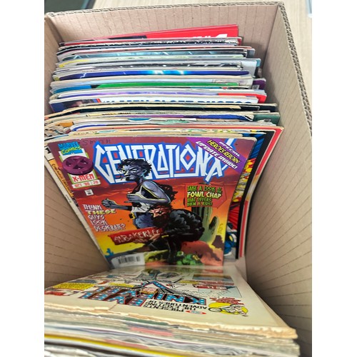 334A - ASSORTED MARVEL COMICS BUNDLE OF 250+ COMICS. Various Decades. Featuring: X-Men, Avengers, Fantastic... 