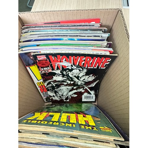 334A - ASSORTED MARVEL COMICS BUNDLE OF 250+ COMICS. Various Decades. Featuring: X-Men, Avengers, Fantastic... 