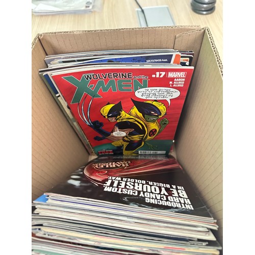 334B - ASSORTED MARVEL COMICS BUNDLE OF 270+ COMICS. Various Decades. Featuring: X-Men, Avengers, Thunderbo... 