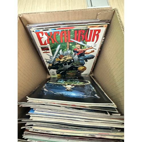 334B - ASSORTED MARVEL COMICS BUNDLE OF 270+ COMICS. Various Decades. Featuring: X-Men, Avengers, Thunderbo... 