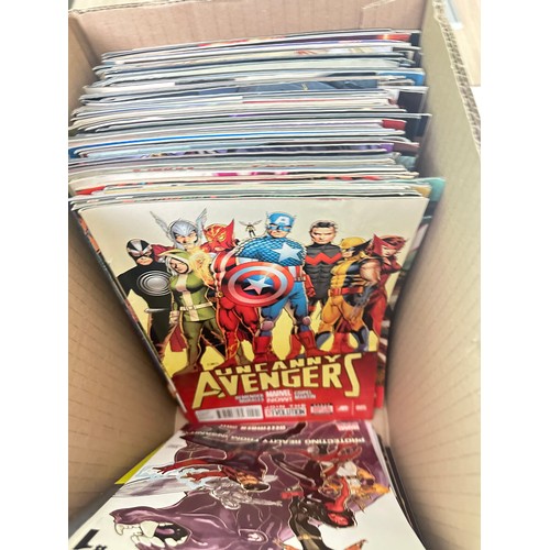 334C - ASSORTED MARVEL COMICS BUNDLE OF 280+ COMICS. Various Decades. Featuring: X-Men, Avengers, Fantastic... 