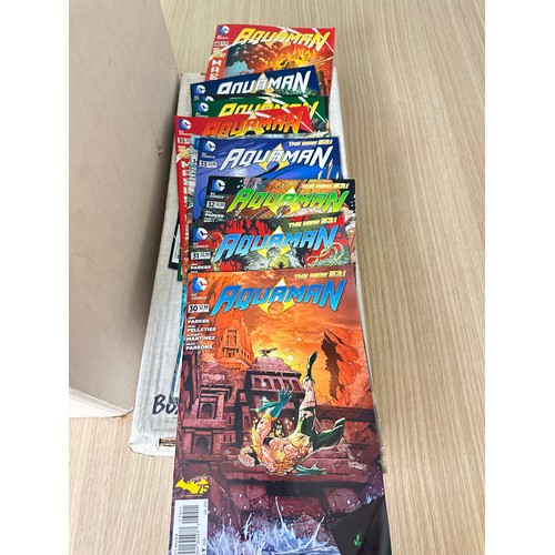 334D - ASSORTED DC COMICS BUNDLE OF 270+ COMICS. Various Decades. Featuring: Aquaman, Teen Titans, Justice ... 