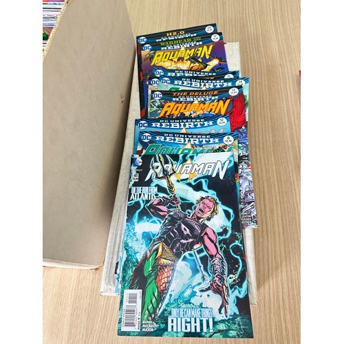 334D - ASSORTED DC COMICS BUNDLE OF 270+ COMICS. Various Decades. Featuring: Aquaman, Teen Titans, Justice ... 