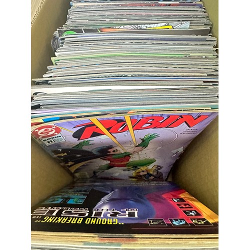 334D - ASSORTED DC COMICS BUNDLE OF 270+ COMICS. Various Decades. Featuring: Aquaman, Teen Titans, Justice ... 