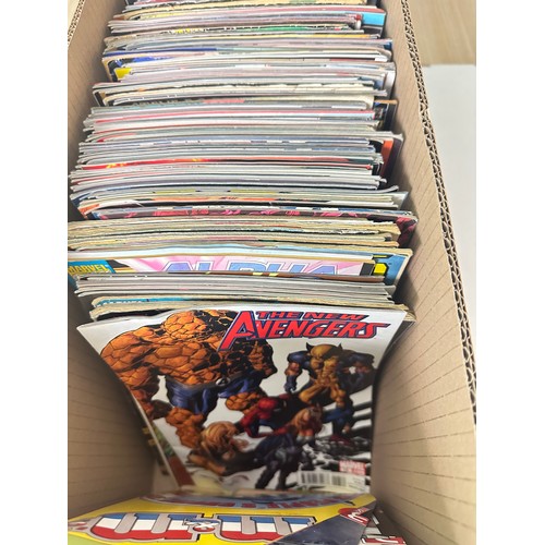 412A - ASSORTED MARVEL COMICS BUNDLE OF 260+ COMICS. Various Decades. Featuring: X-Men, Avengers, Captain M... 