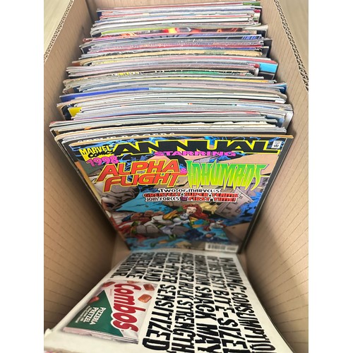 412A - ASSORTED MARVEL COMICS BUNDLE OF 260+ COMICS. Various Decades. Featuring: X-Men, Avengers, Captain M... 