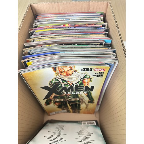 412A - ASSORTED MARVEL COMICS BUNDLE OF 260+ COMICS. Various Decades. Featuring: X-Men, Avengers, Captain M... 