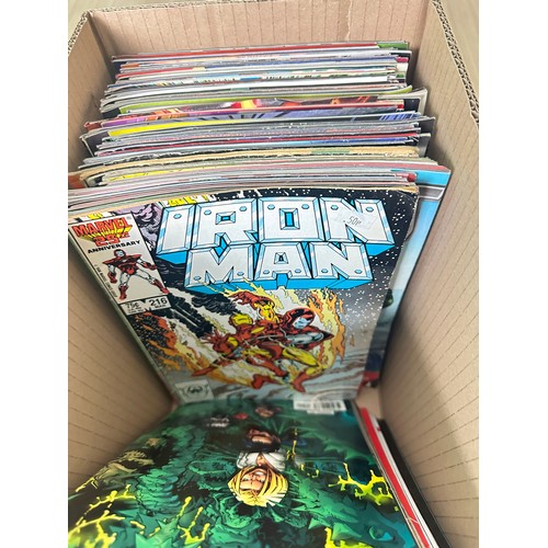 412A - ASSORTED MARVEL COMICS BUNDLE OF 260+ COMICS. Various Decades. Featuring: X-Men, Avengers, Captain M... 